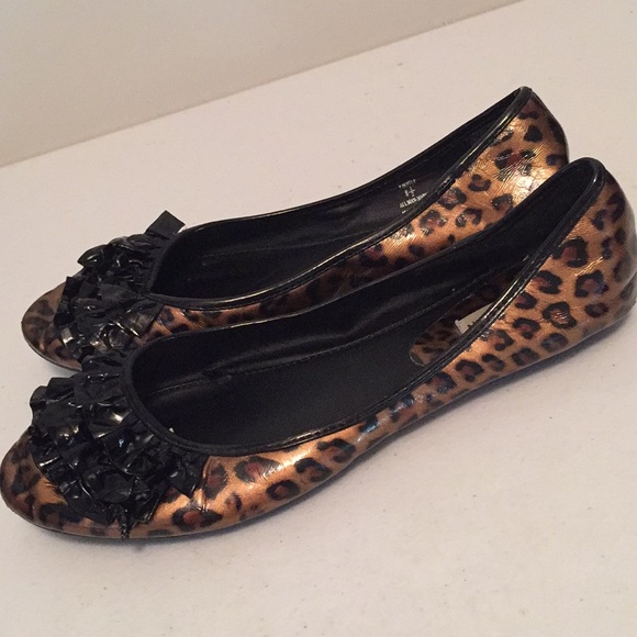 Steve madden leopard print flats shoes - Picture 2 of 8